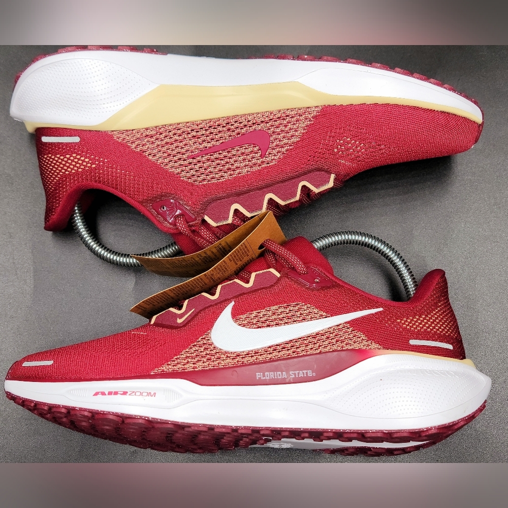 Nike x College Florida State Seminole Air Zoom Pegasus 41 Running Shoes Sz 8 M